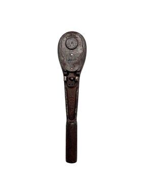 Vintage Husky Forged Ratchet Wrench H5125 Made In USA 3/8" Drive Tool Works!